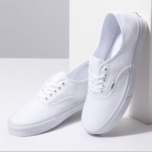 Vans Unisex Authentic True White NWT